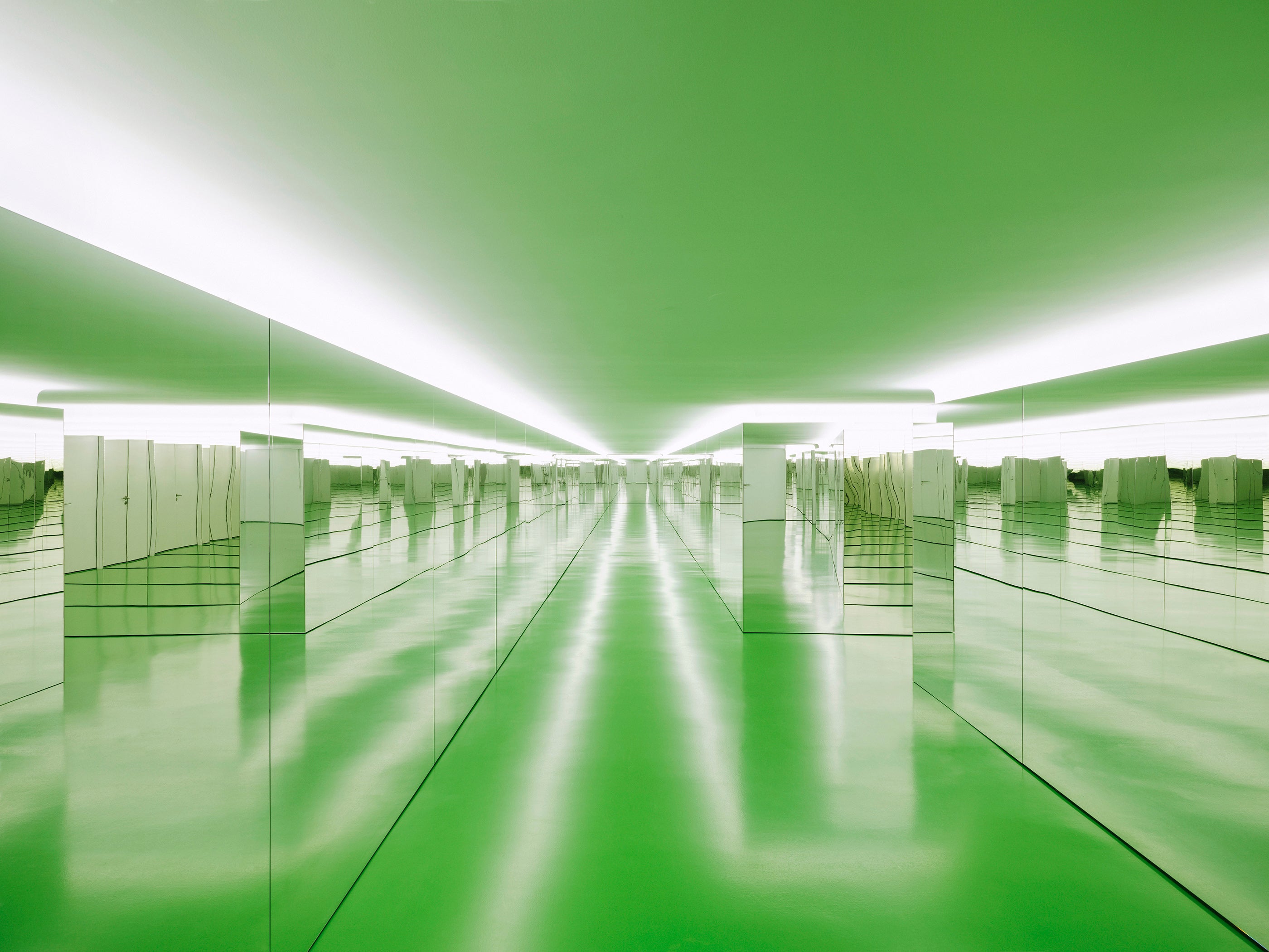 Roland Burkart, Infinity Green Installation von 2020