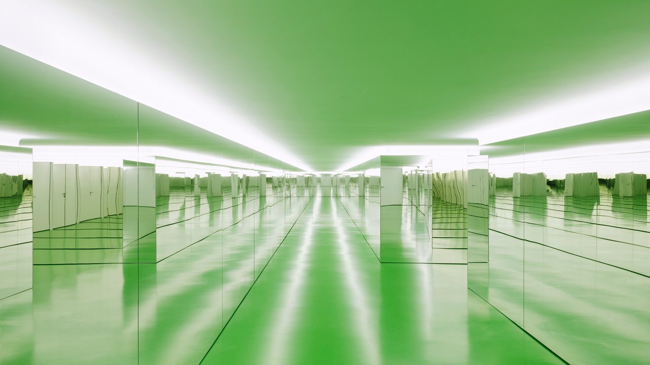 Roland Burkart, Infinity Green, 2020