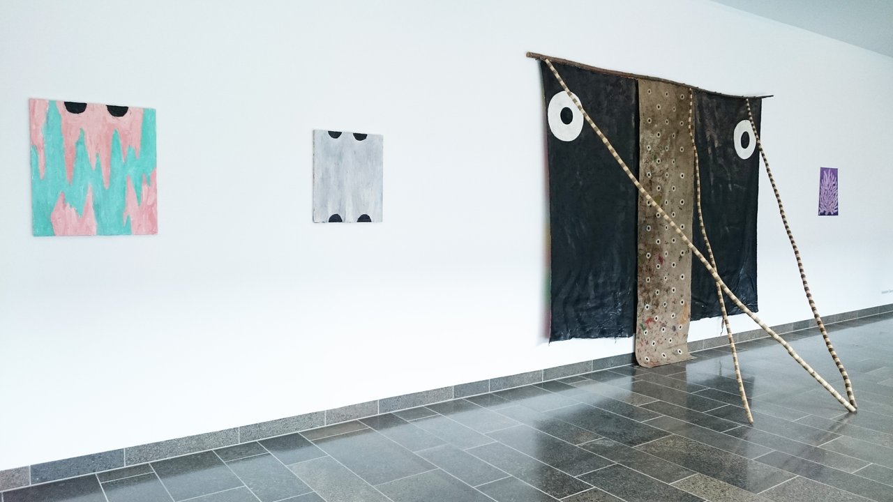 Blick in die Ausstellung STARTUPART II mit Werken von Sebastian Dacey