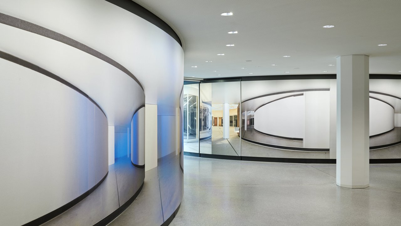 Installation Echo von Katharina Gaenssler im Konferenzzentrum von Munich Re