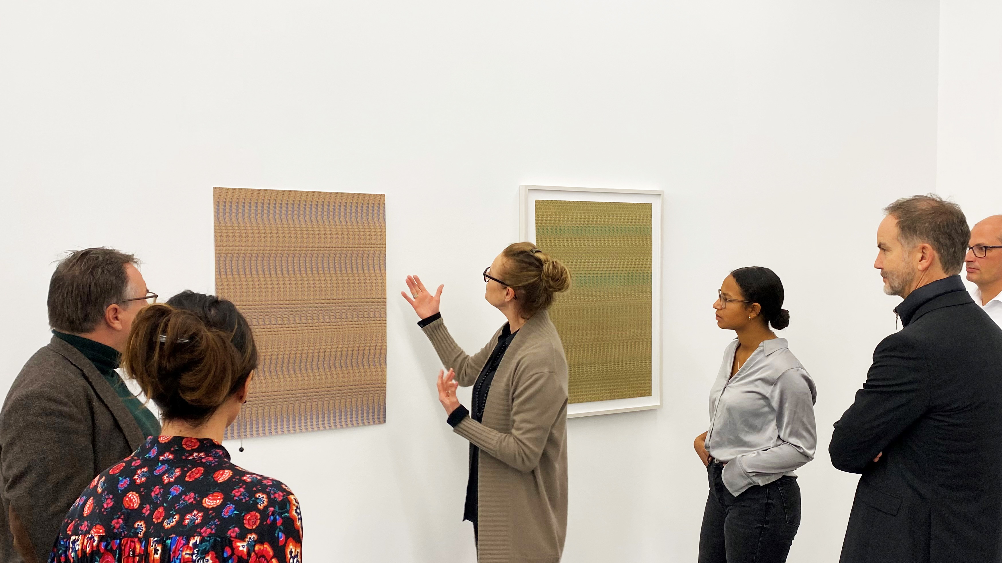 Exhibition M+M | Warp and Weft at Munich Re Art Gallery  | Guided Tour