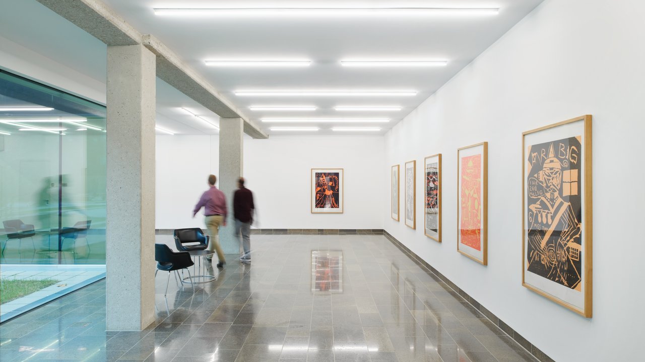 Blick in die aktuelle Ausstellung Unique Editions