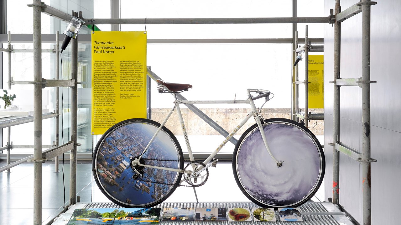 Paul Kotter, Temporäre Fahrradwerkstatt, 2010