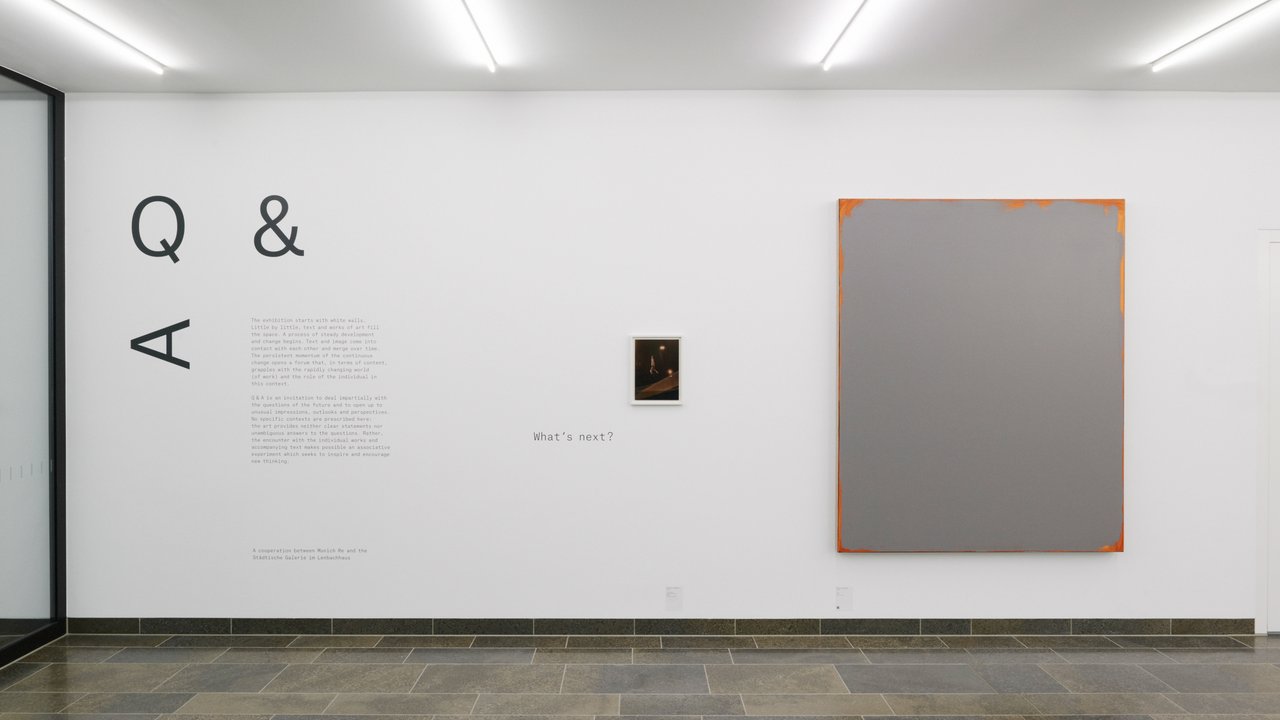 Ausstellungsansicht Q & A