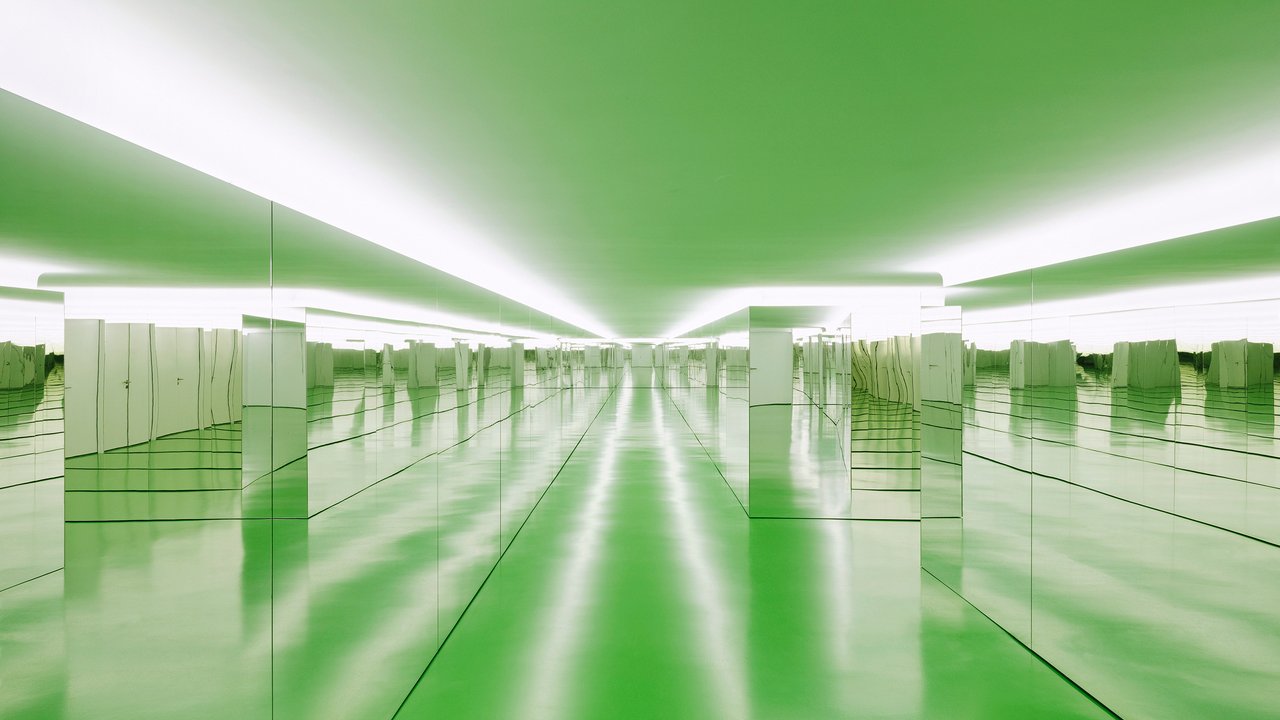 Roland Burkart, Infinity Green Installation von 2020