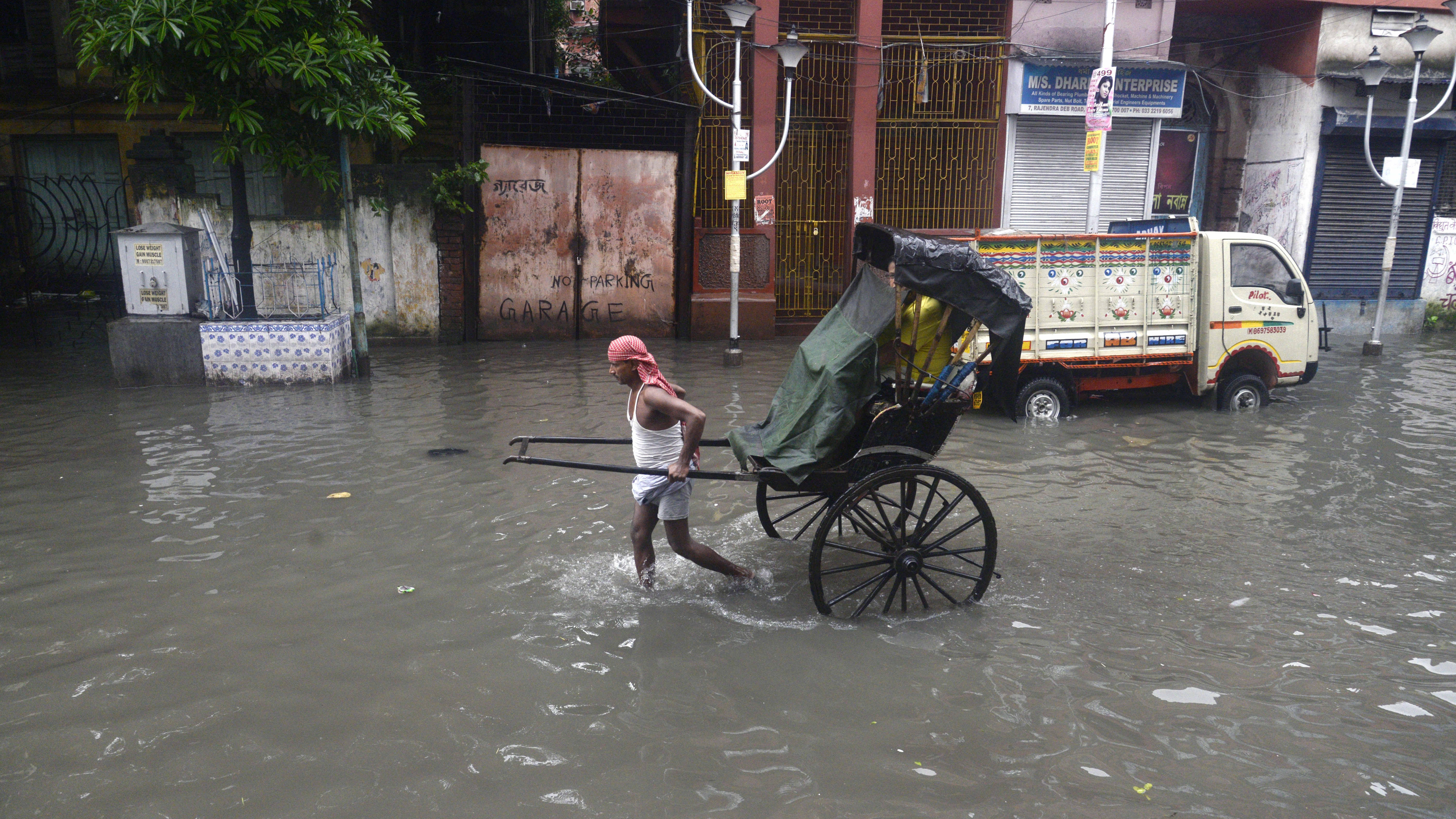 Hochwasser in Indien