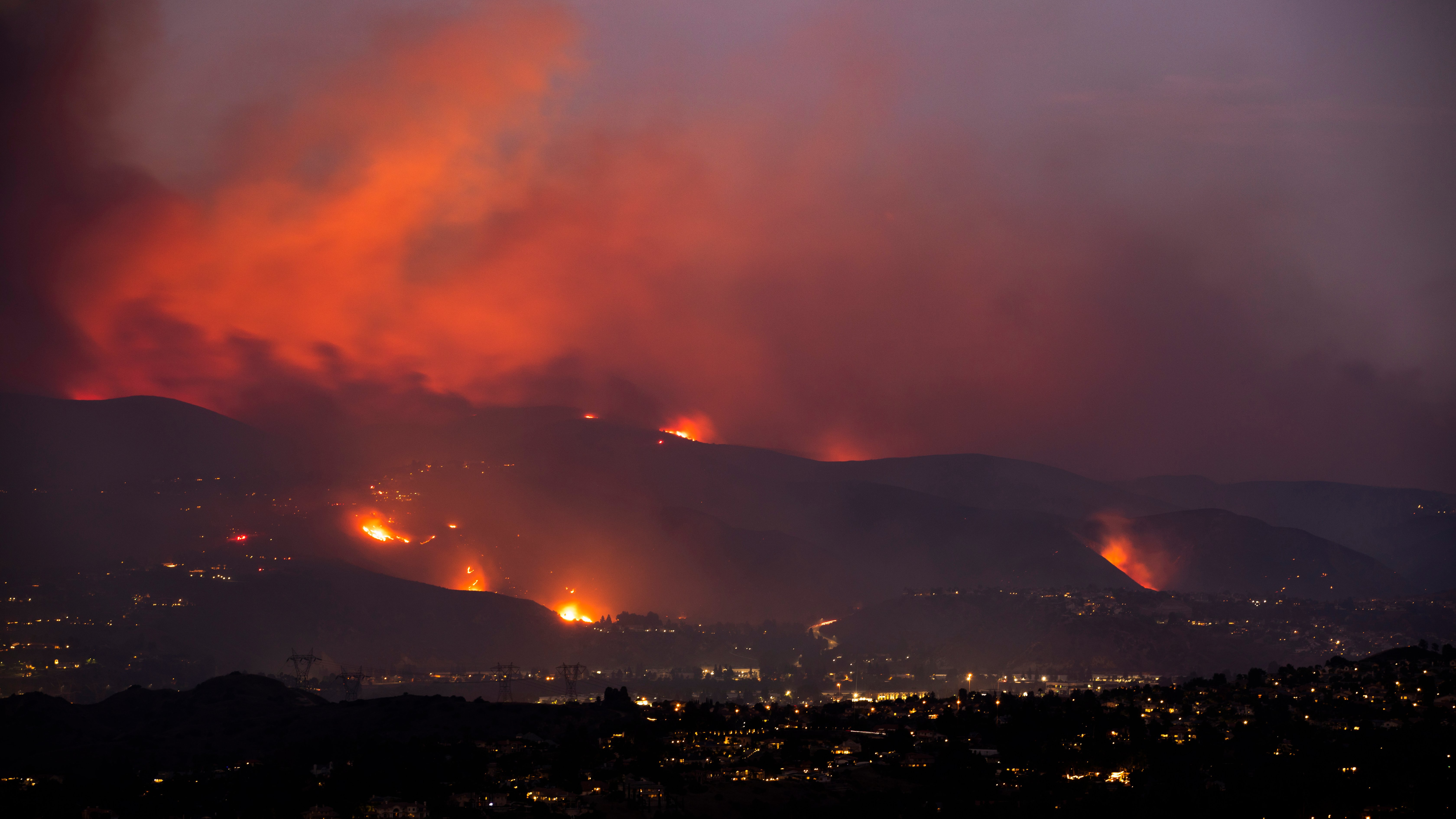 How wildfire risk can erode bank portfolios and how to stay ahead Wildfire tears through the Hills in California