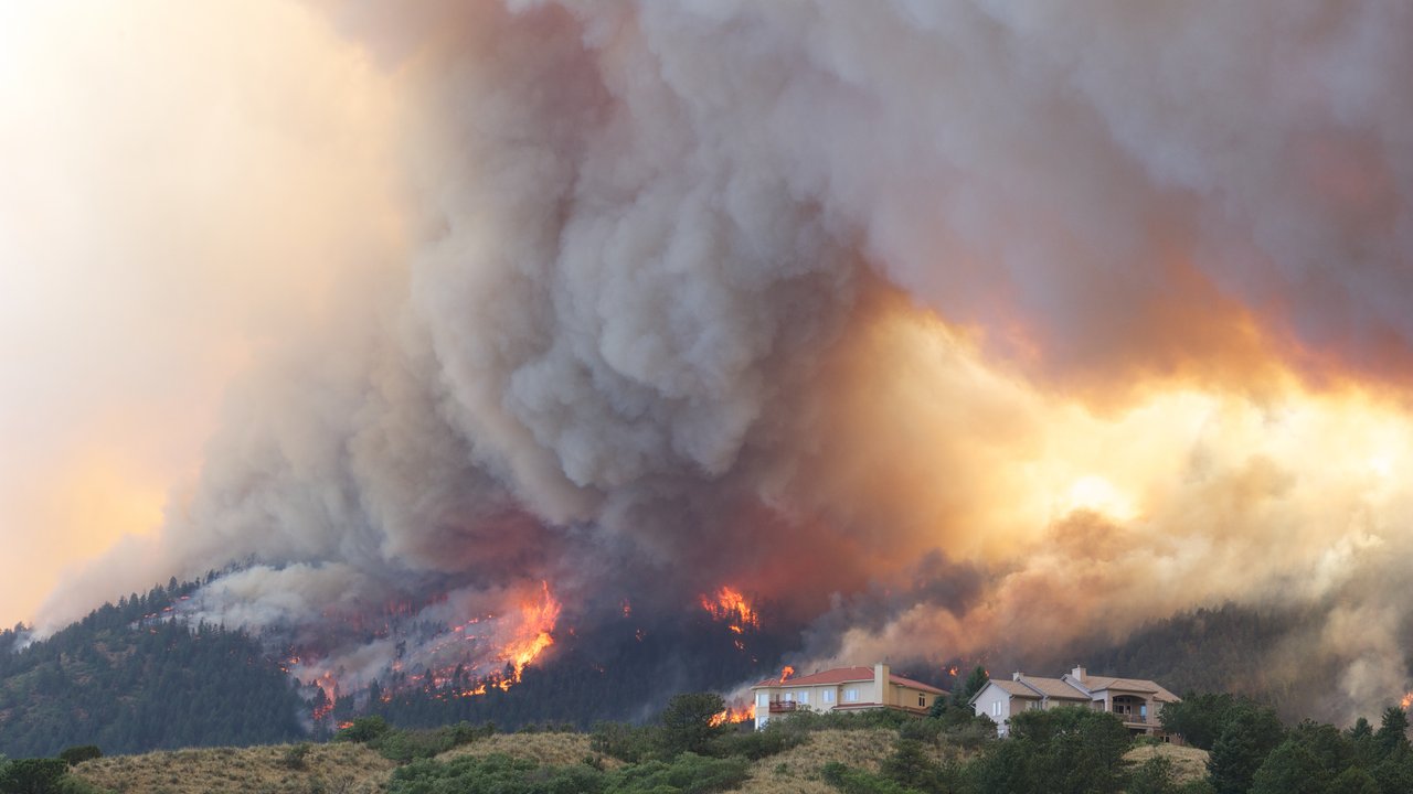 The Waldo Canyon fire swept from the mountains above Colorado Spring