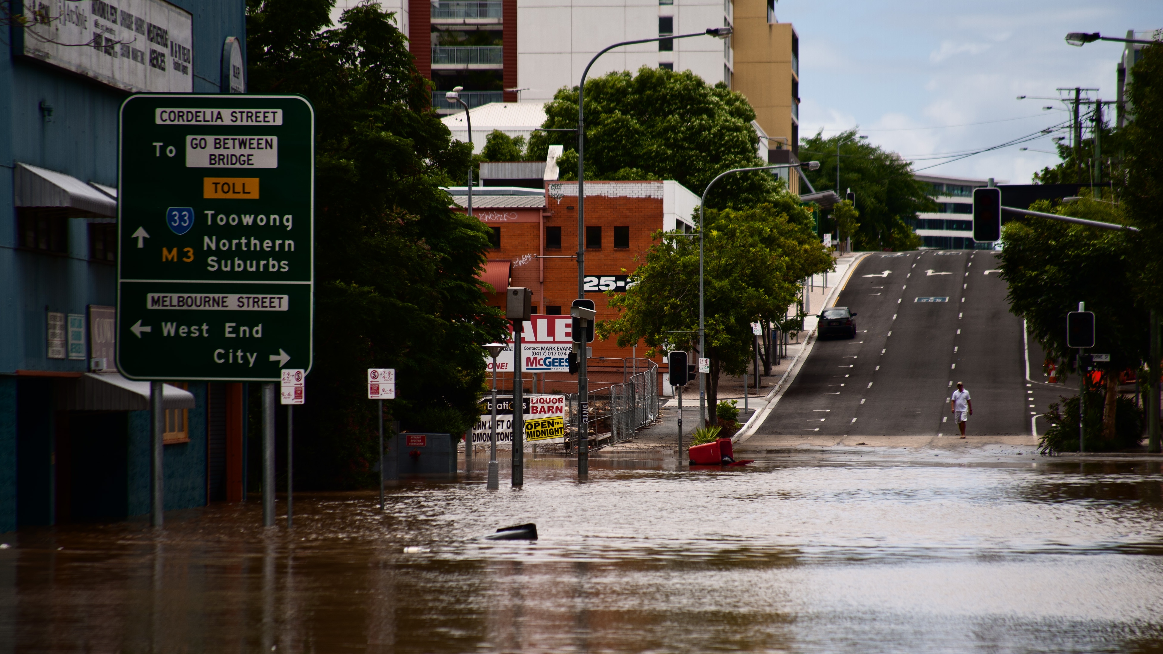 Floodings in South Brisbane 