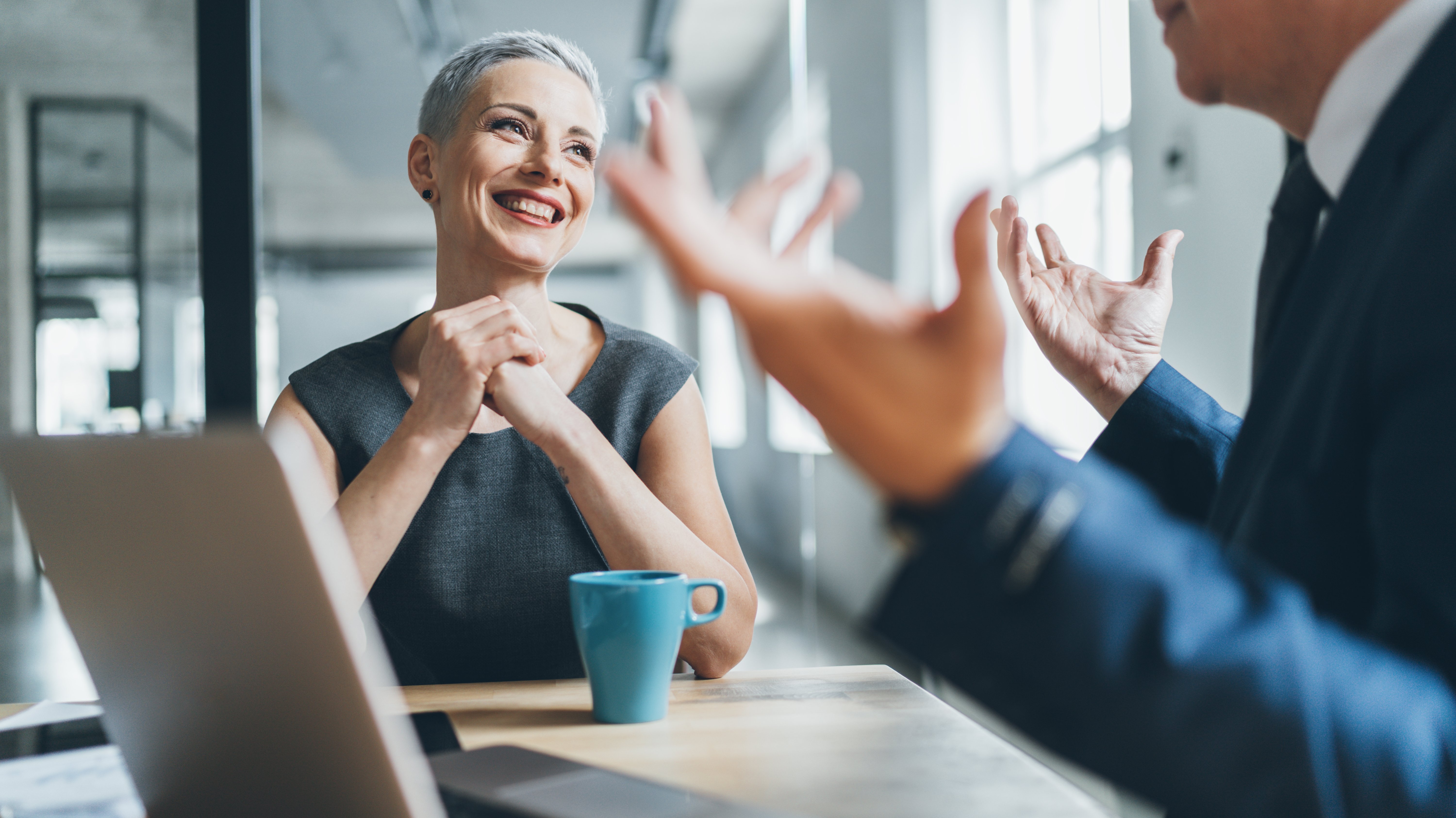 Business coworkers working together at office