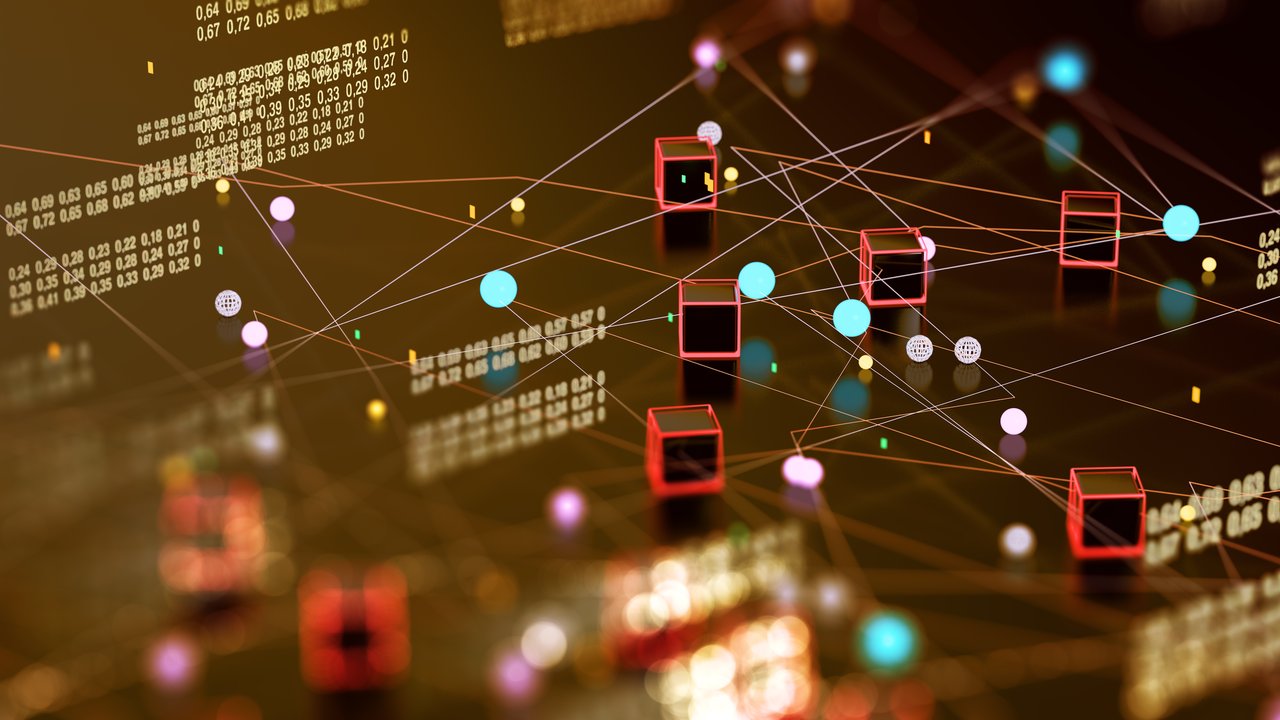 Abstract gig data and communication concept