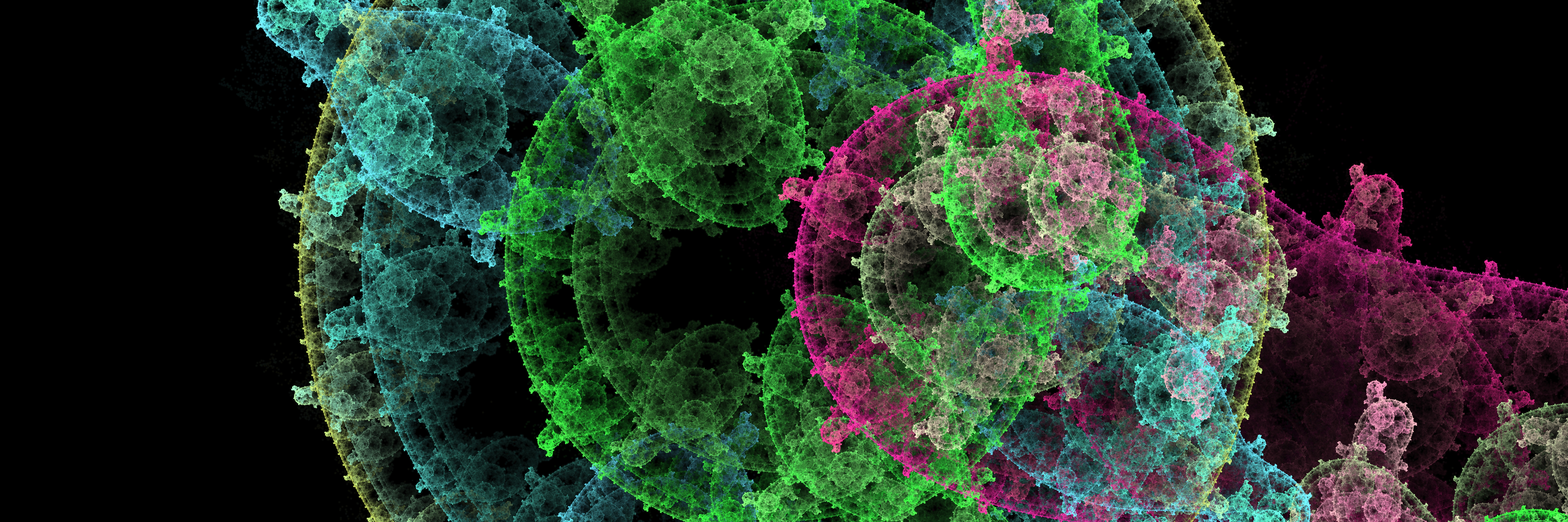 Abstract Pattern Of Virus