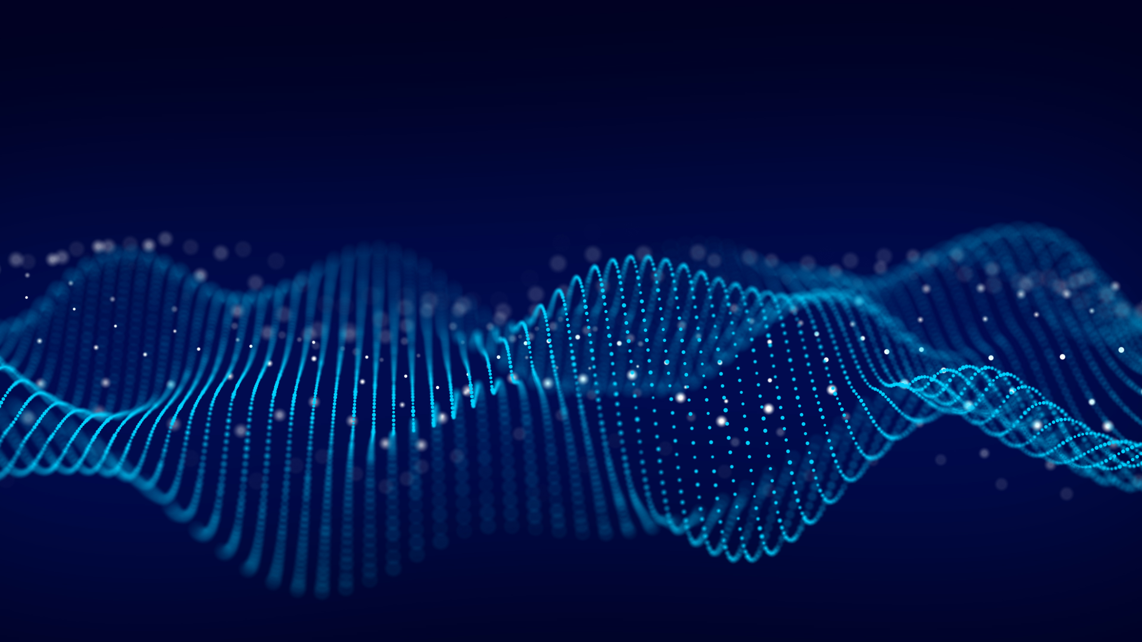 Munich Re at the LUCID Conference 2023 Abstract Wave Points on Dark Background