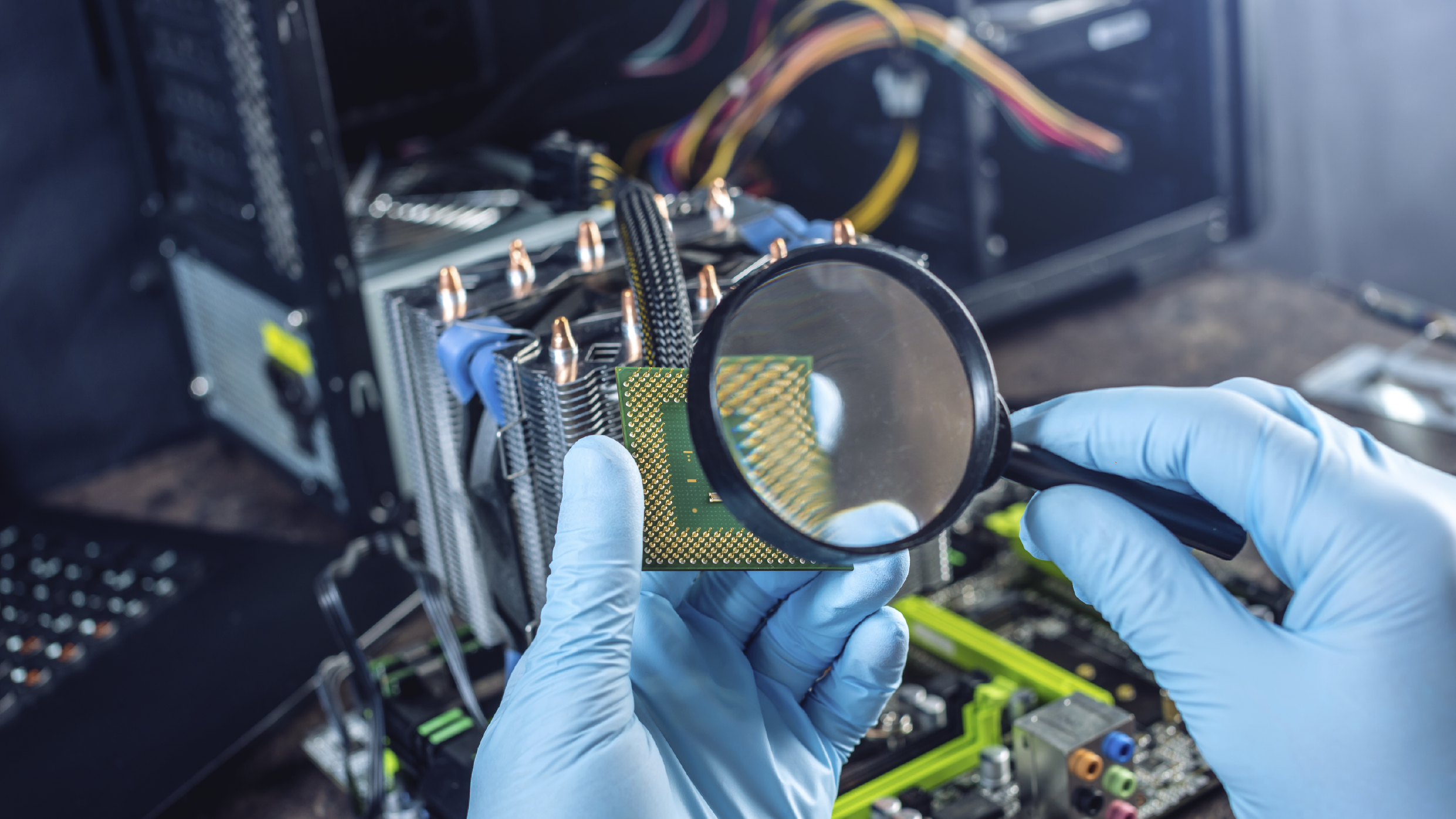 Microelectronics through a magnifying glass