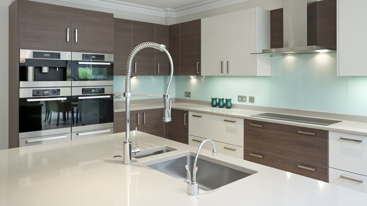 New modern kitchen with high end appliances