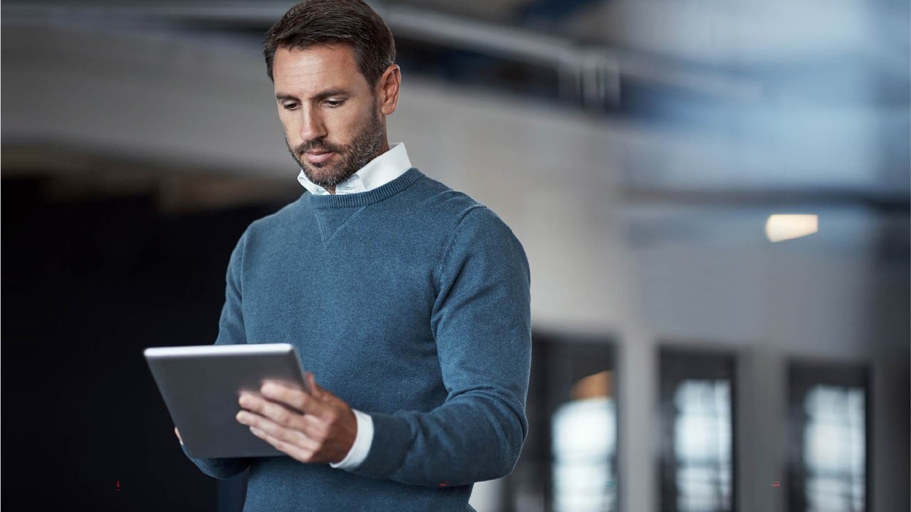 online form on tablet