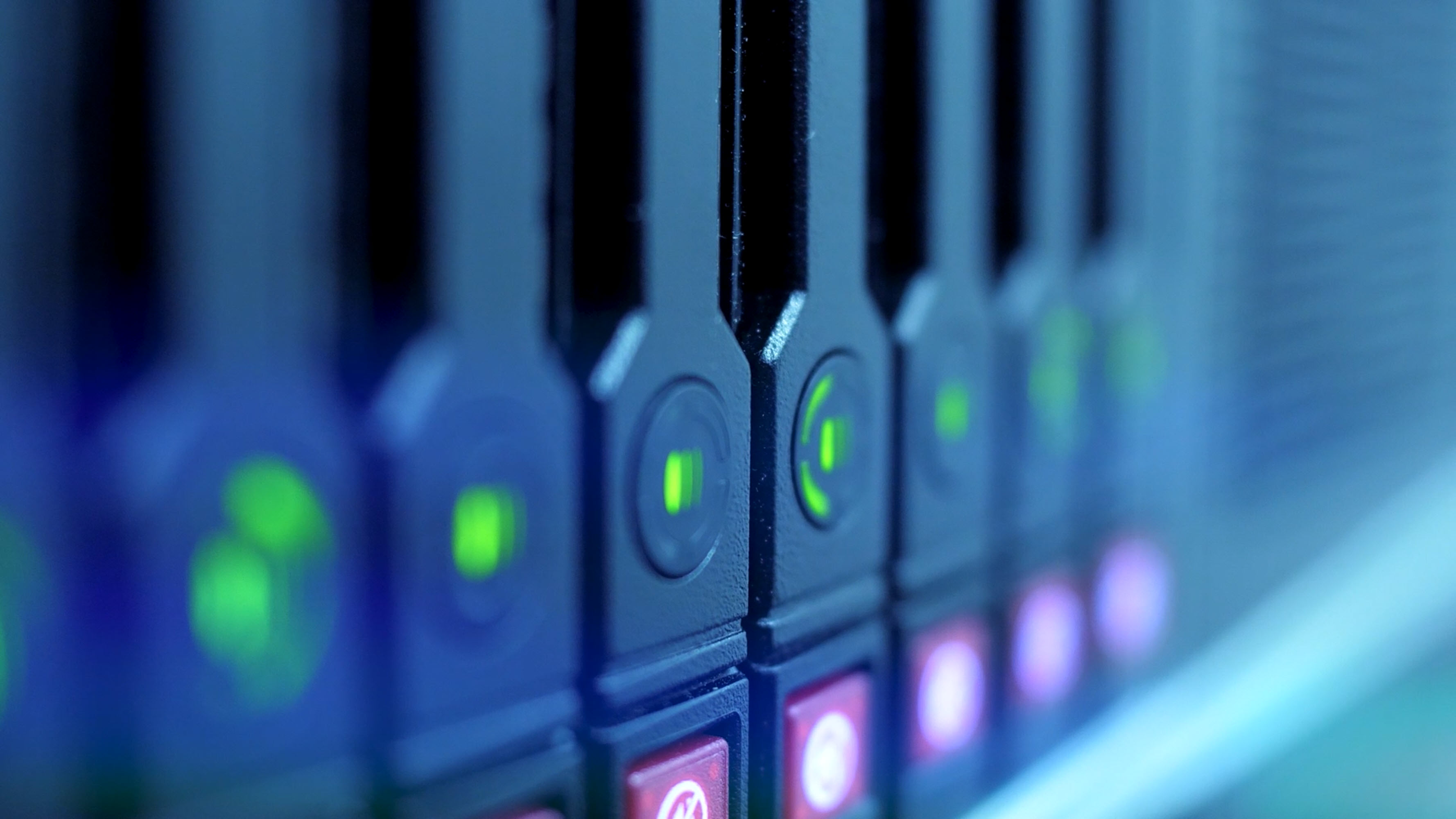 Abstract animated cyber-related icons