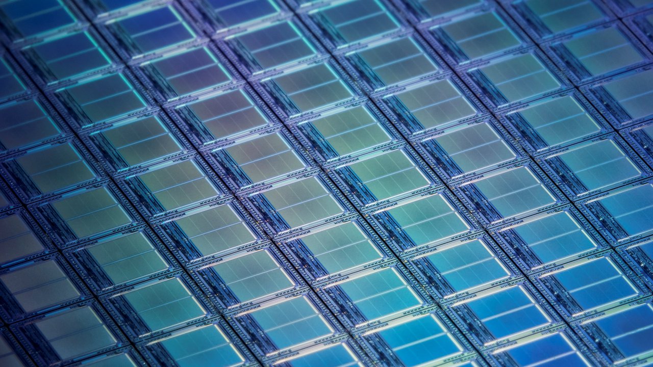 Silicon wafer - SSD chip