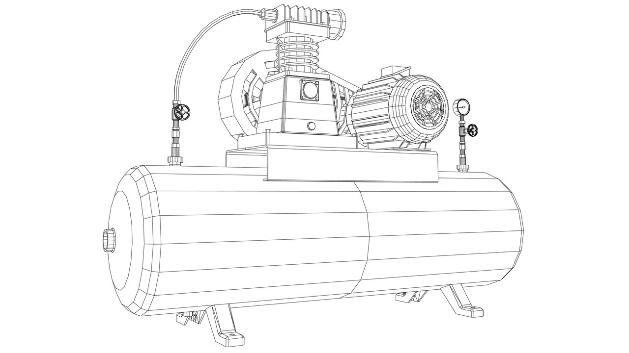 Compressed air system (medium sized)