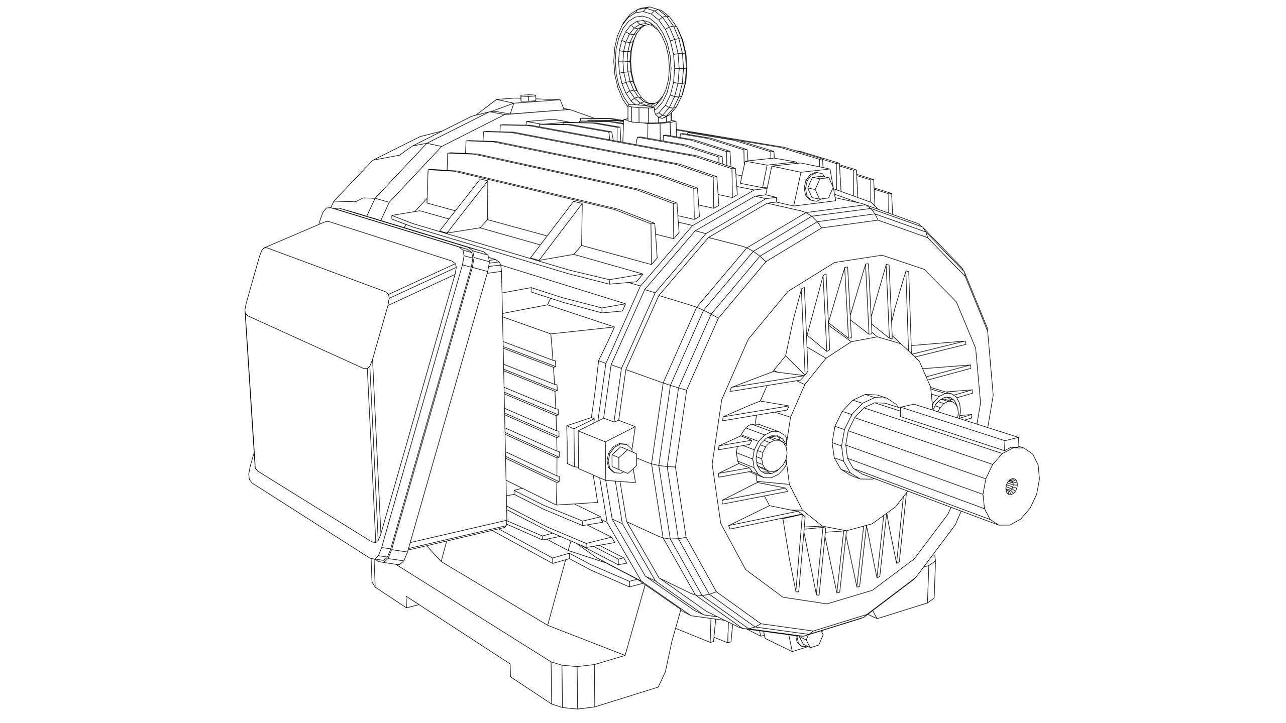Vector Image: Motor