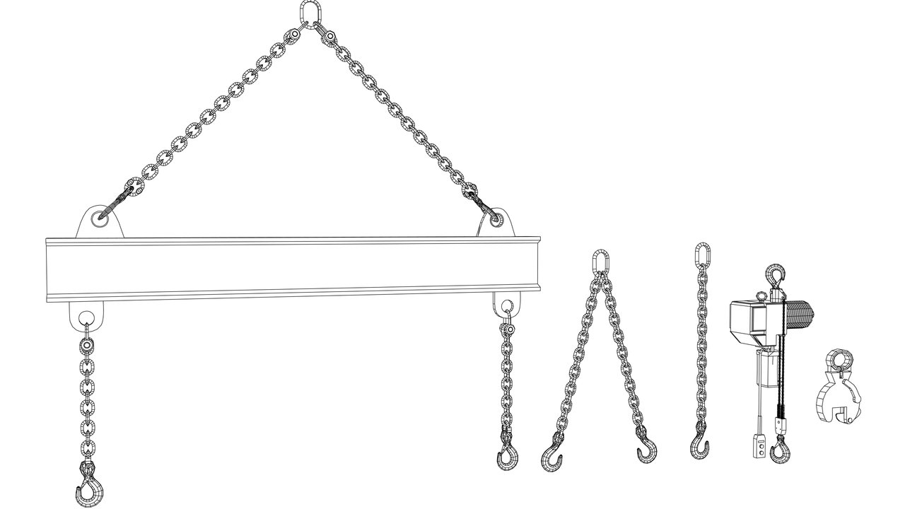 Accessories for lifting (lifting tackle)
