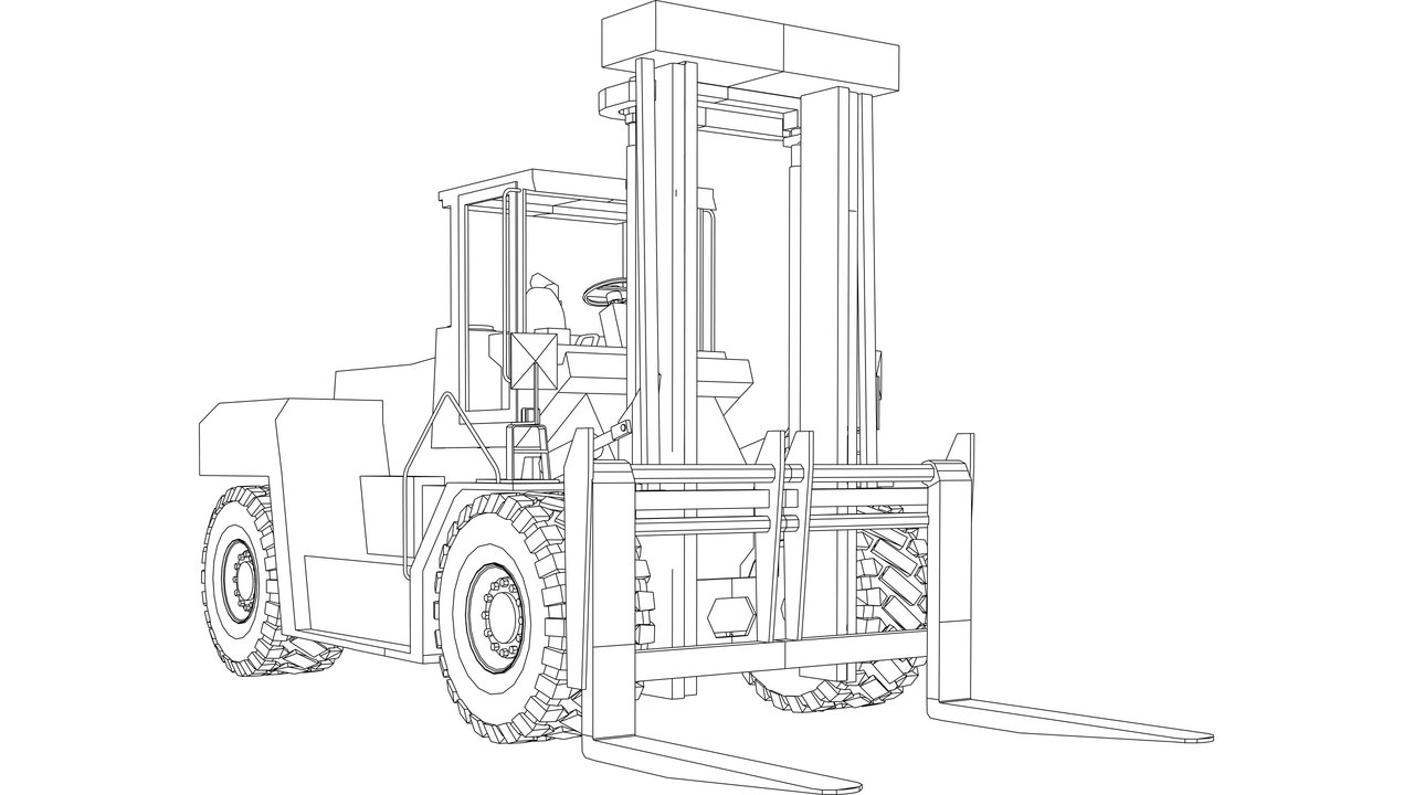 Fork Lift Truck (Rough Terrain)