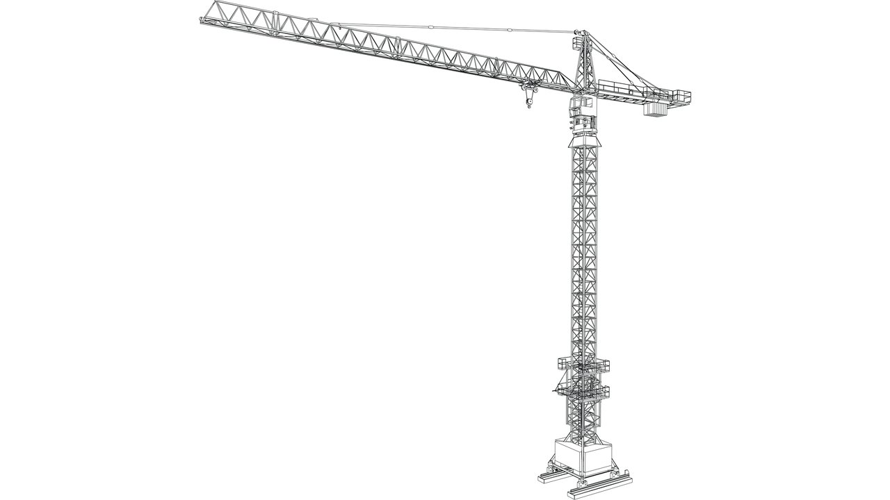 Tower Crane (Saddle Jib)