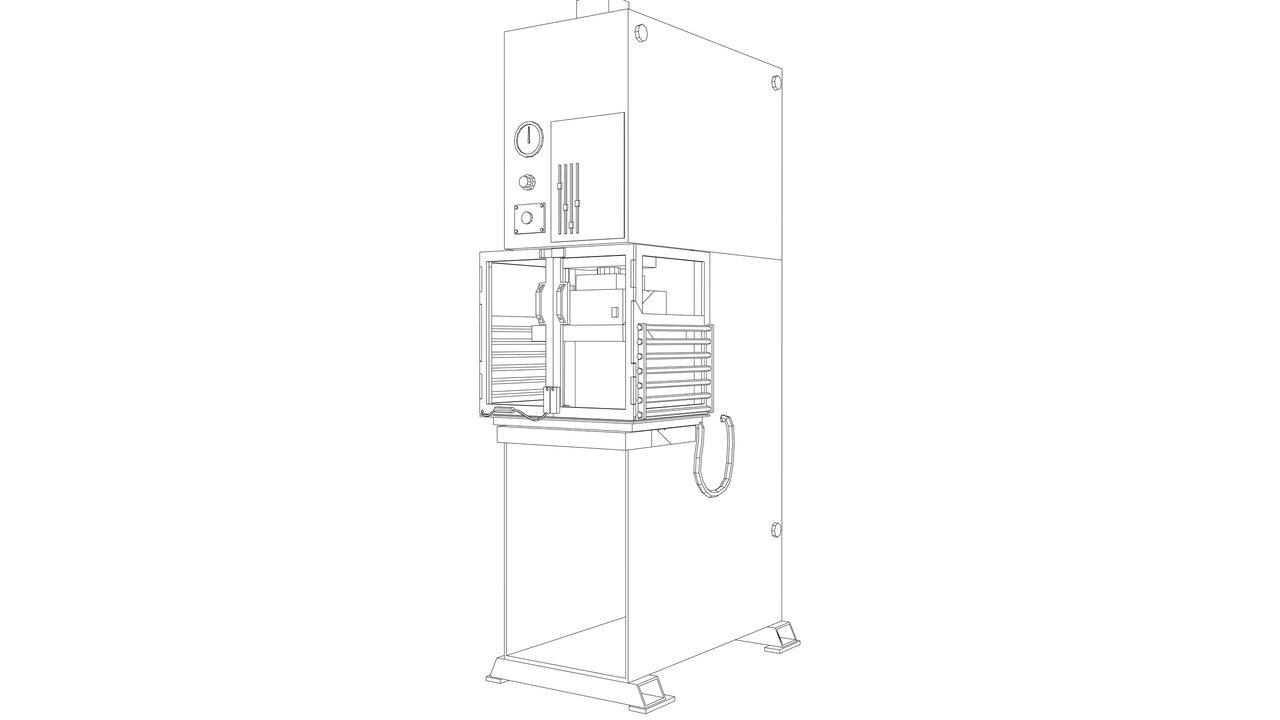Hydraulic Press (Interlocking Guards)