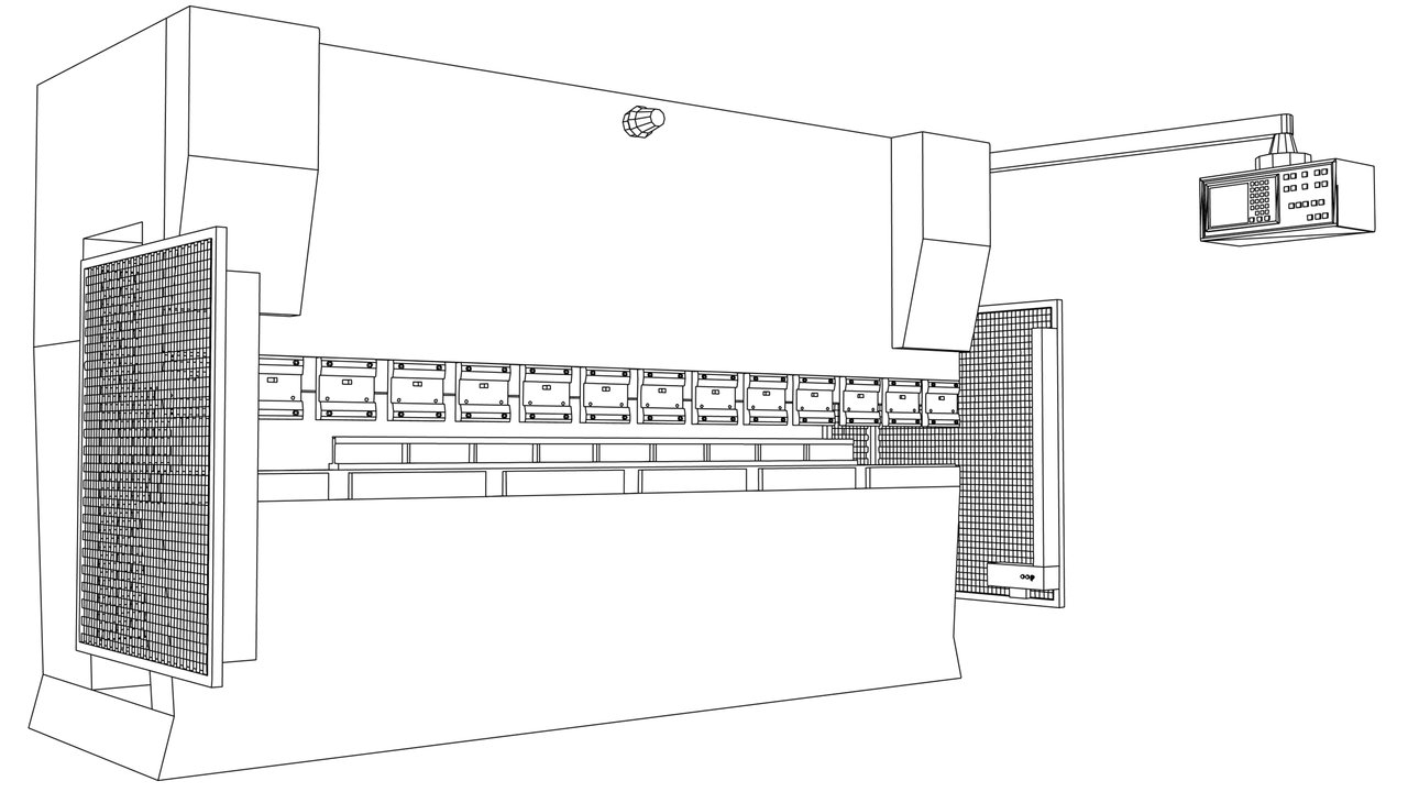 Press Brake (Hydraulic – Light Guard)