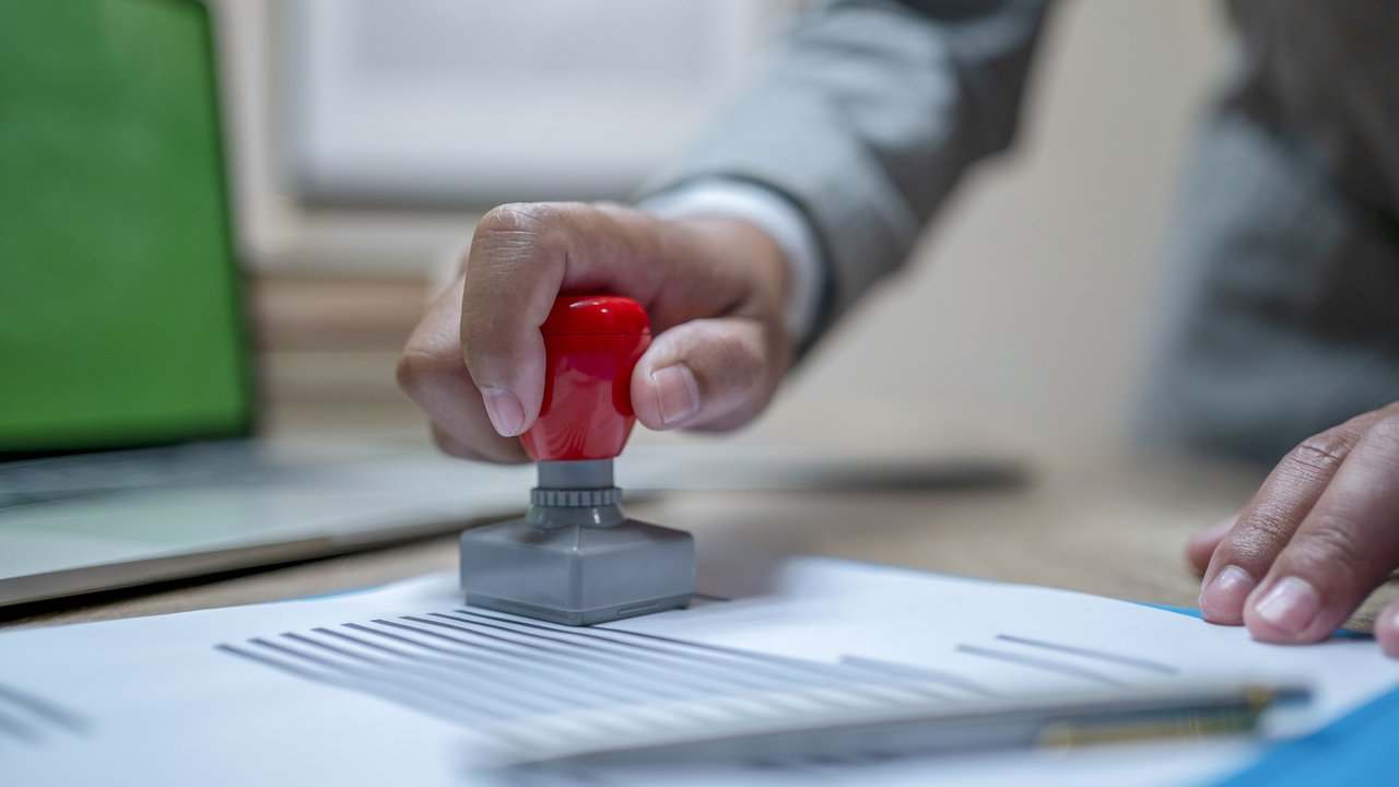 Notary certification stamp