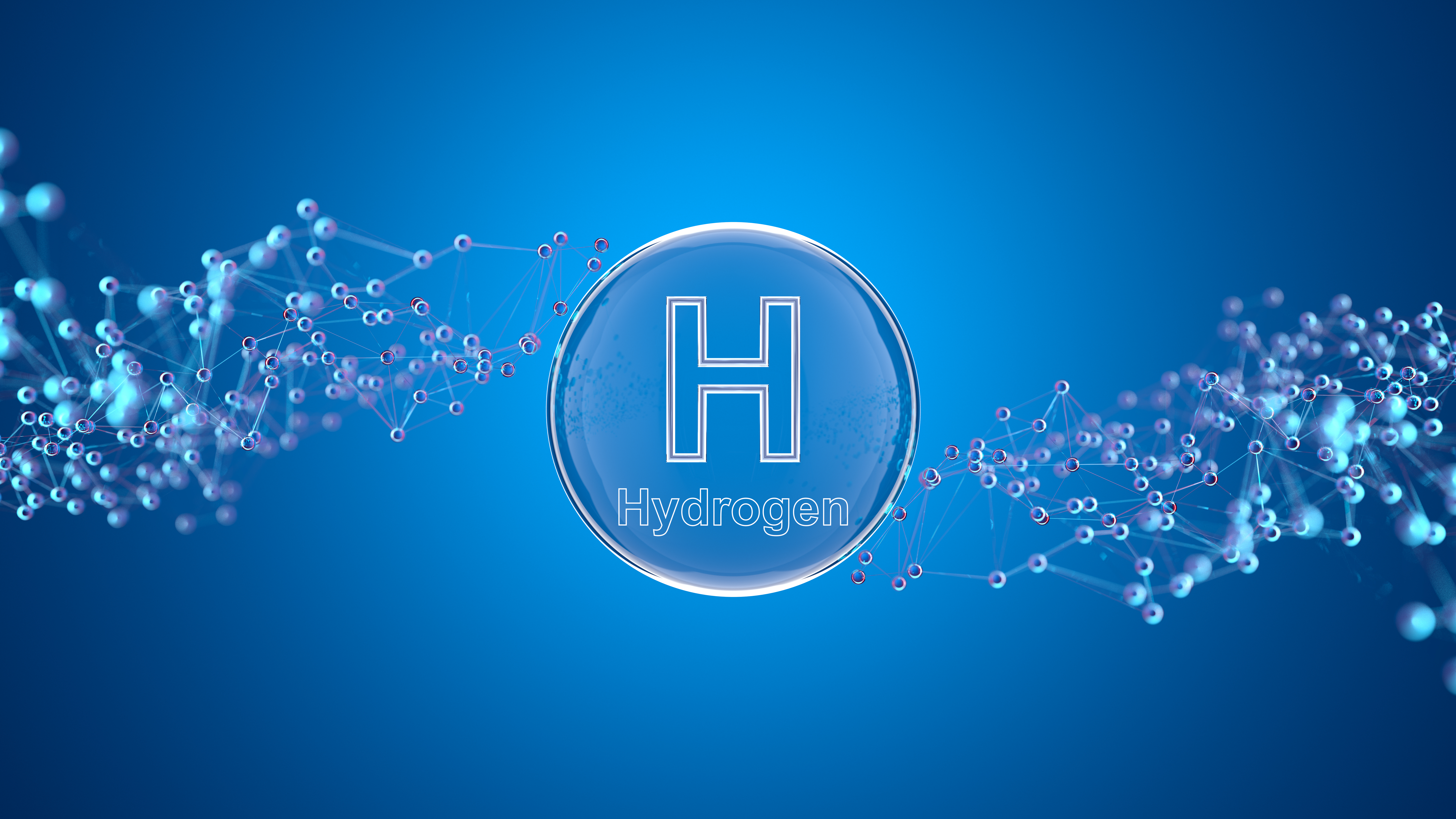 Molecular structure digital concept.