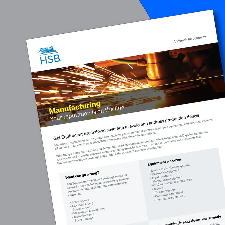 Manufacturing EB Fact Sheet