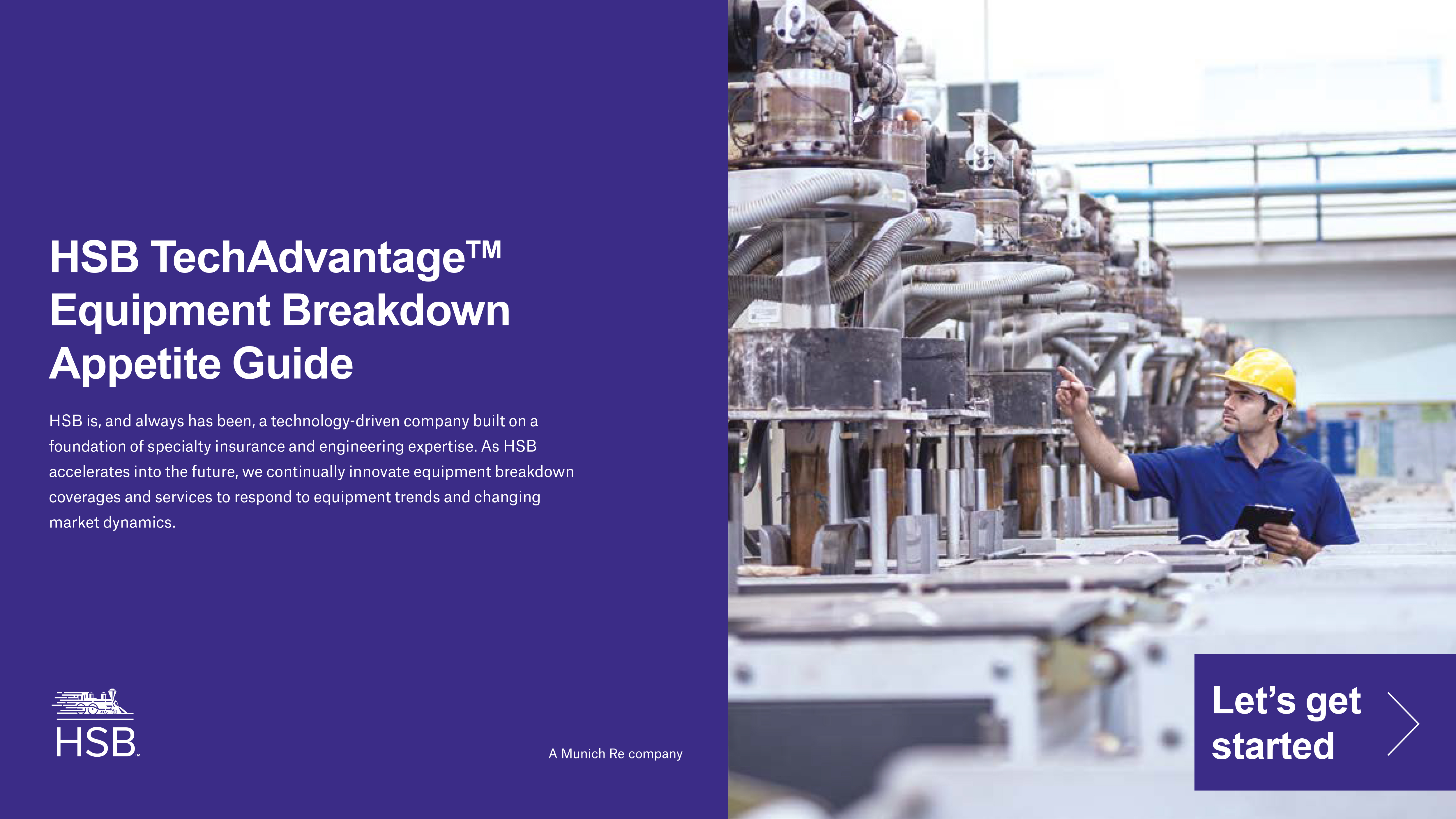 First page of HSB TechAdvantage™ EB Appetite Guide