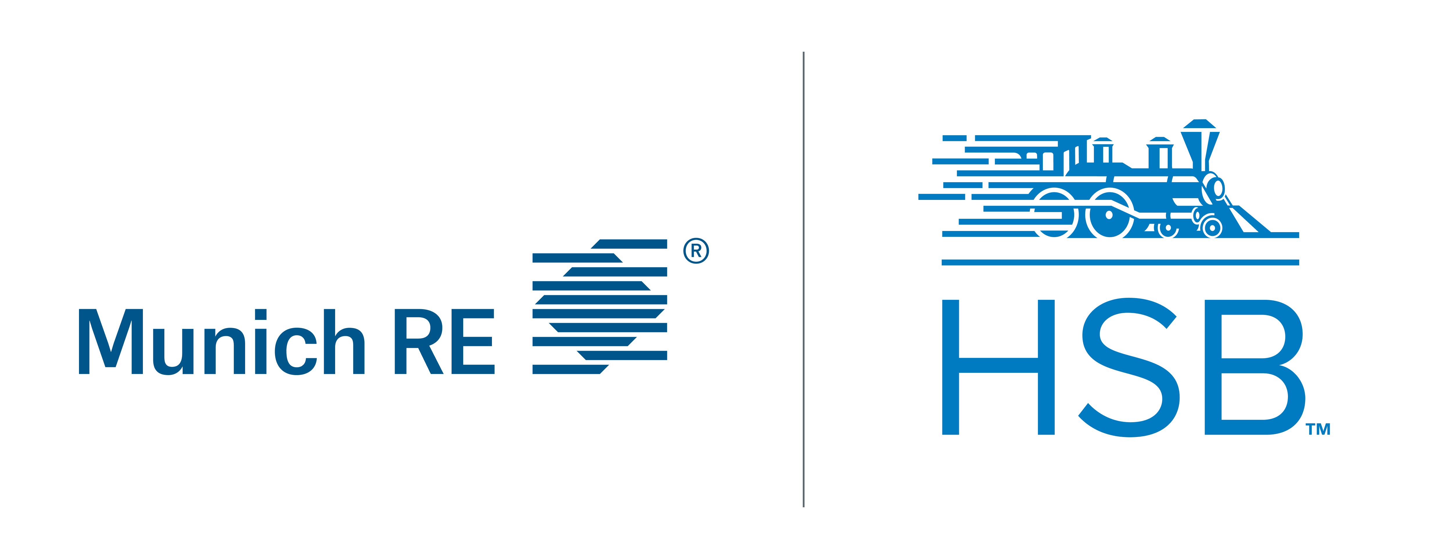 Munich Re and HSB logos