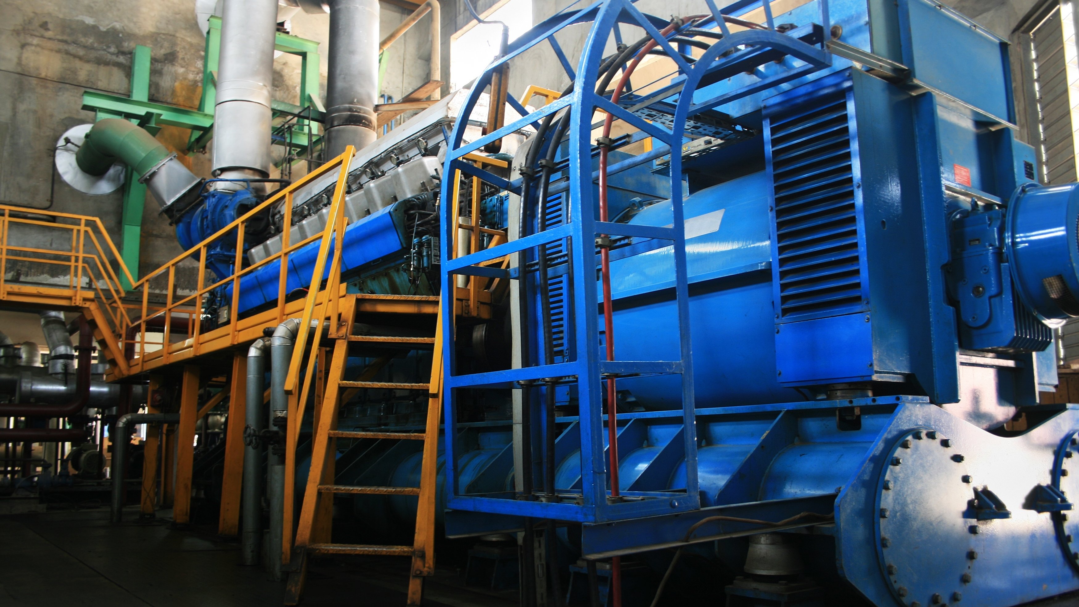 Benefits of fluid analysis Modern boiler room equipment for heating system. Pipelines, water pump, valves, manometers.