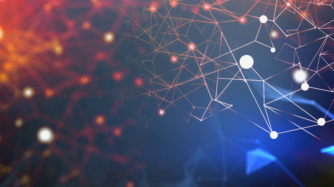 abstract brain, colorful