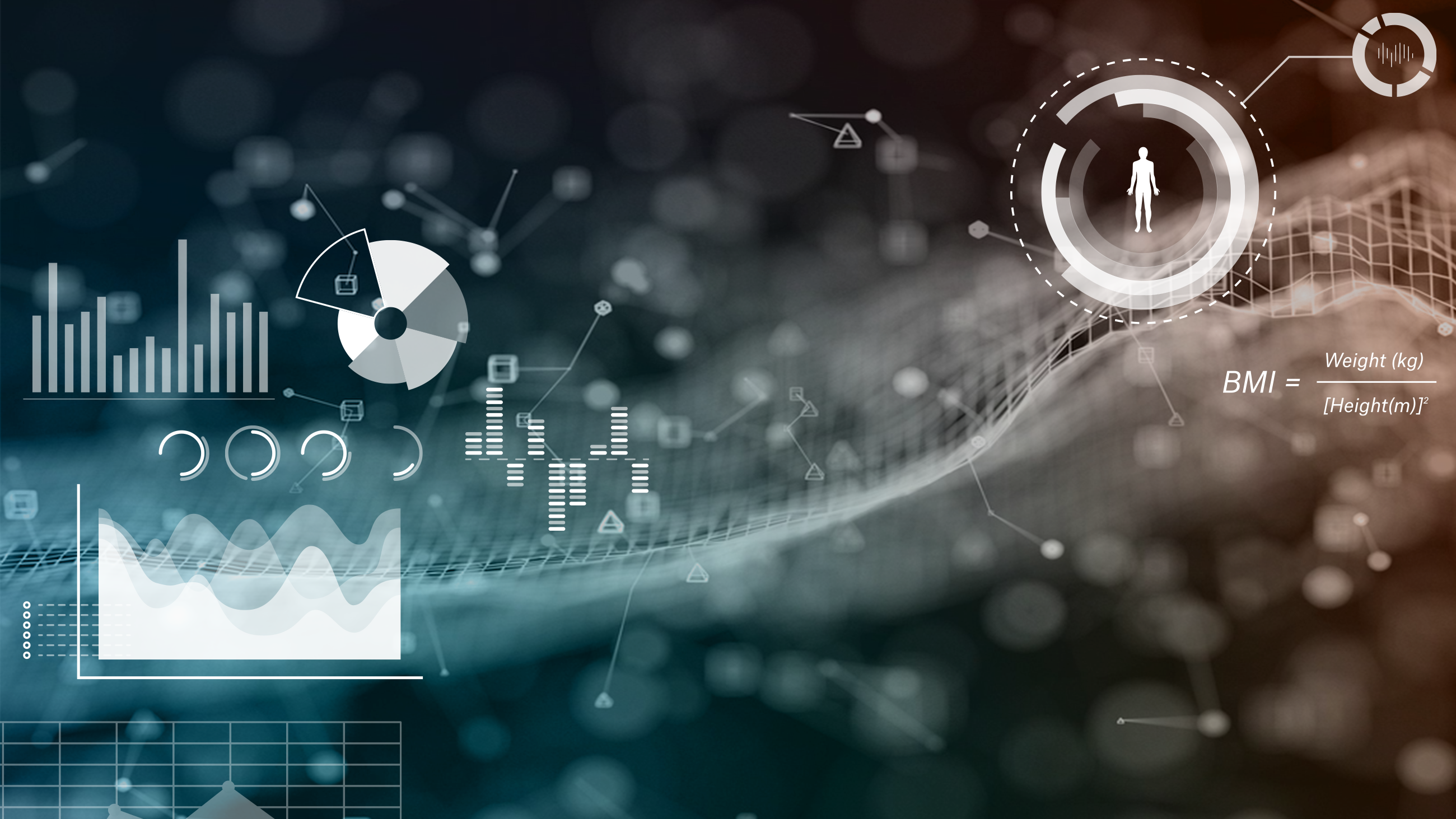 Abstract of multi colored lights Blurred motion of multi colored lights creating flowing ribbon effect