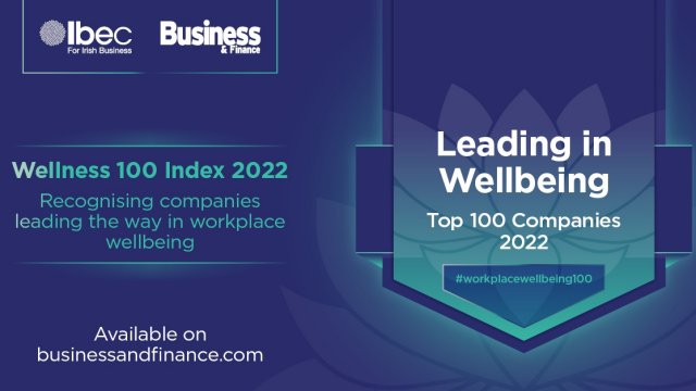 We're proud to be included in the Leading in Wellbeing Top 100 Companies 2022