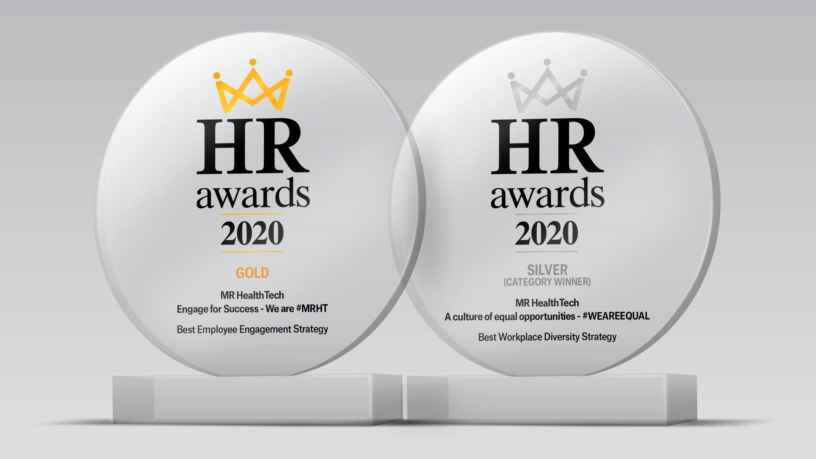 MR HealthTech wins two awards at the HR Awards 2020