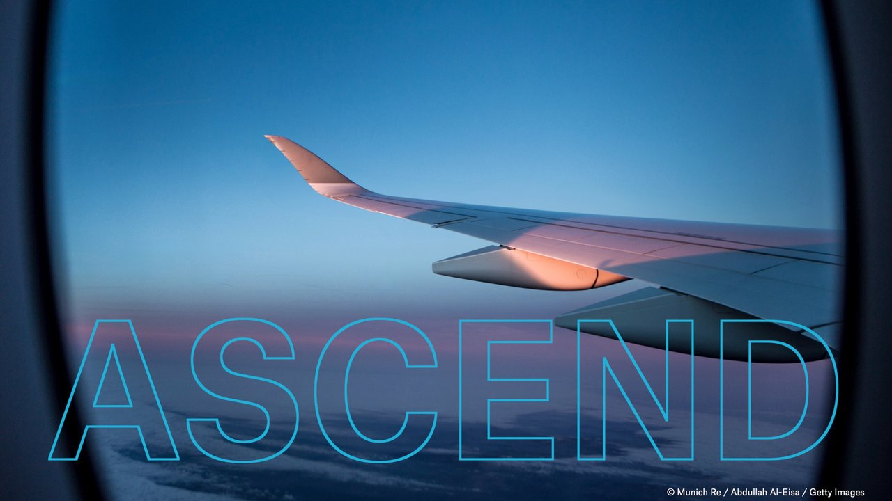 The beautiful horizon from 30,000 ft