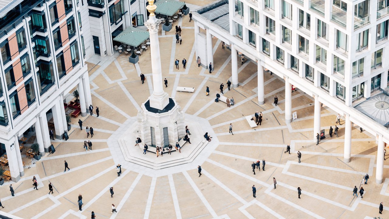 Paternoster square in London
