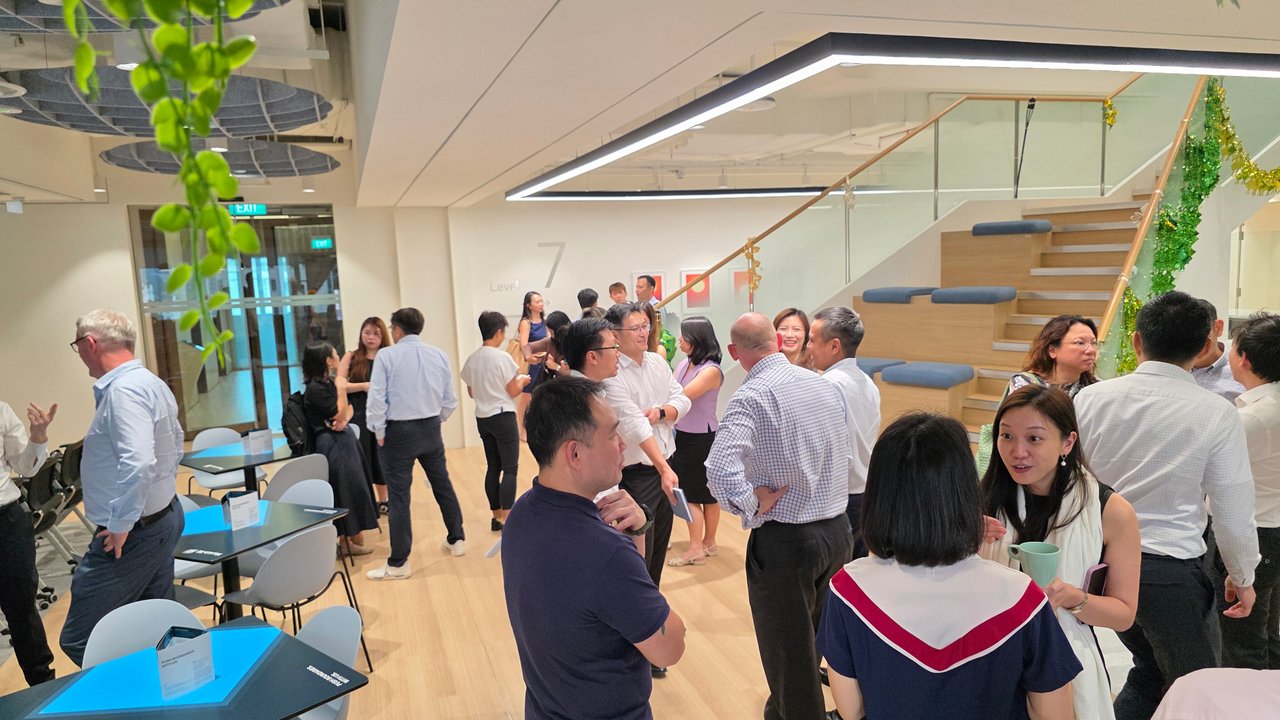 Networking at the Sustain Festival event in Singapore