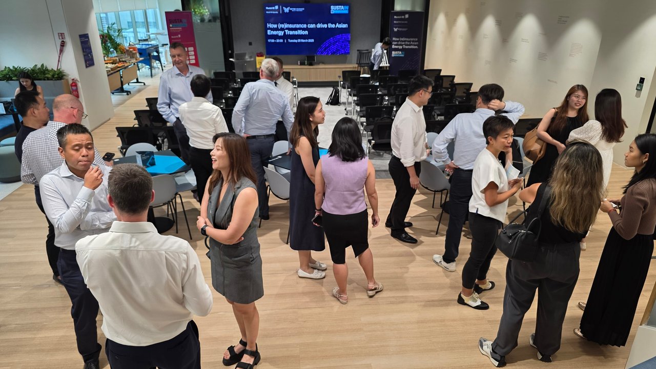 Networking at the Sustain Festival event in Singapore