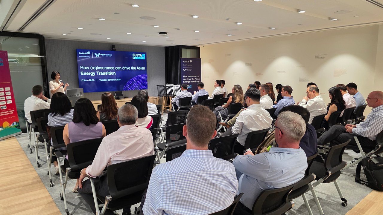 Hui Yun Boo giving opening remarks at Sustain Festival's event in Singapore