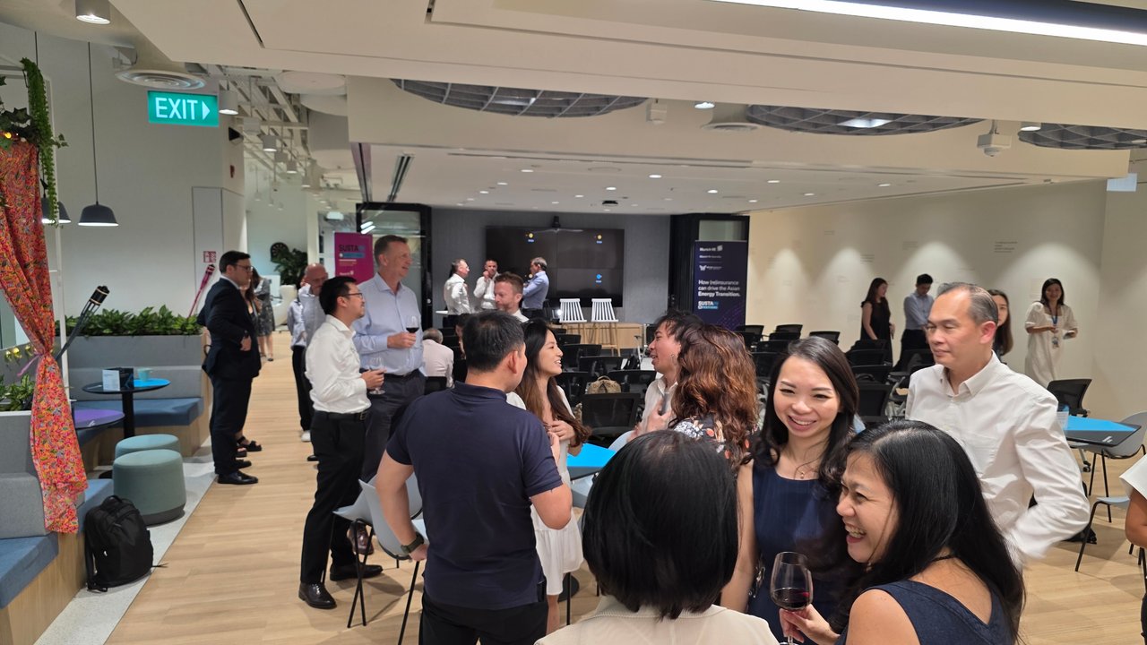 Networking at the Sustain Festival event in Singapore