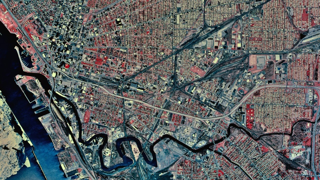 Satellite image of New York Satellite image of New York